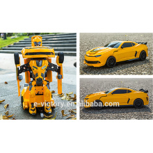 Radio Control Car 1:18 Transform Robot Toy Car Wheels Cute Kids Car